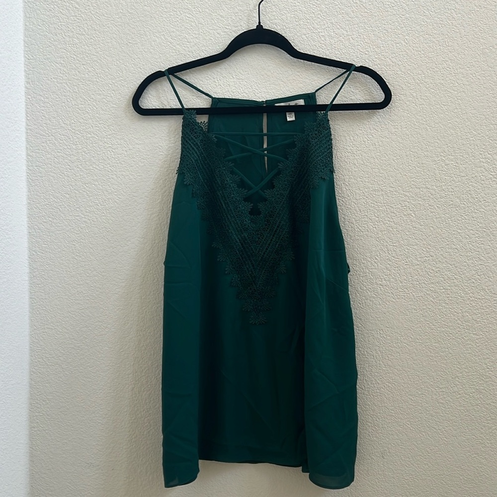 52.NINE BRITTON GREEN SLEEVELESS TOP XXL LIKE NEW
